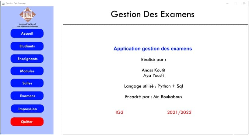 Gestion Des Examen